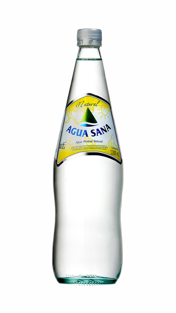 Agua en Botella de Vidrio - Agua Sana, botella agua cristal