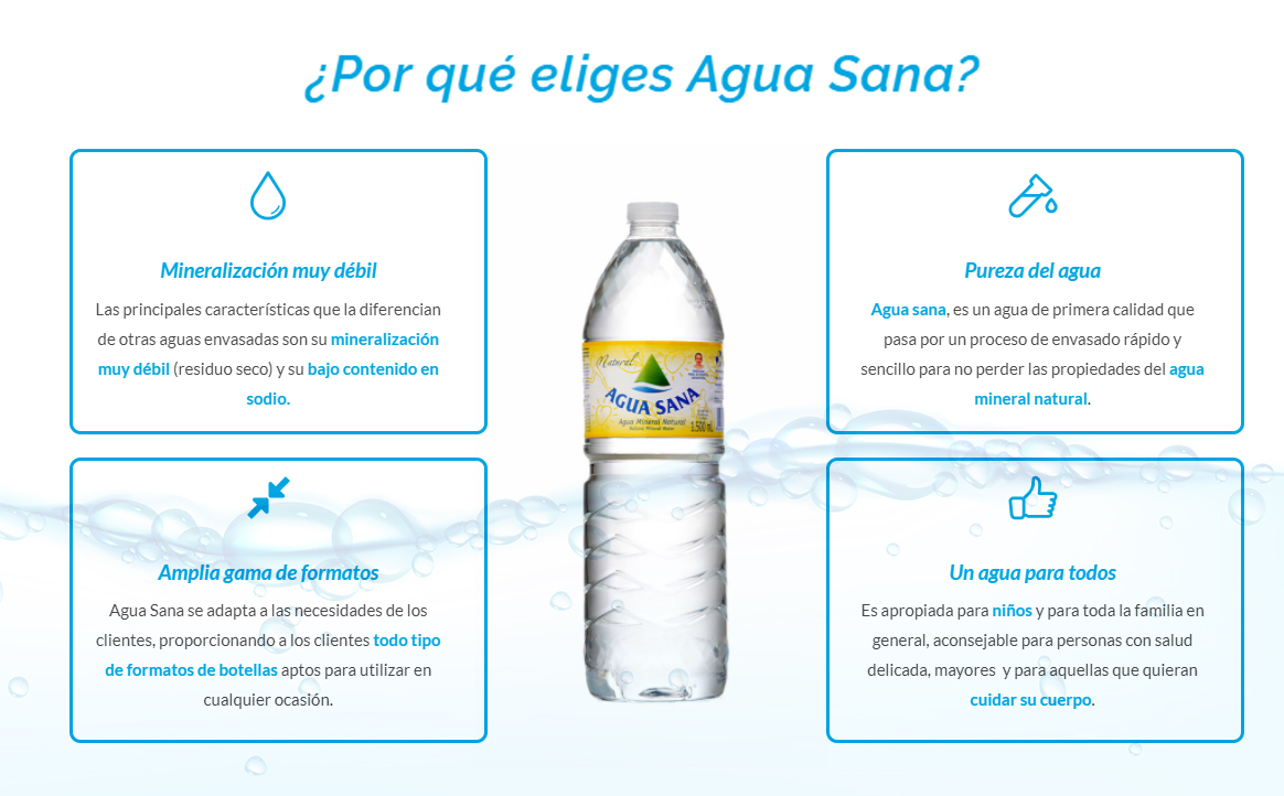 dinámica Merecer Estado Agua Sana: el agua mineral que cuida de tu salud y la de tu familia